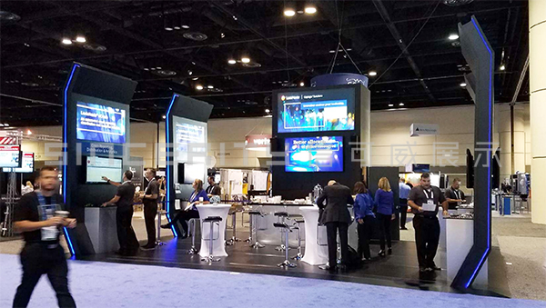 信可威國外展臺設計搭建現(xiàn)場圖