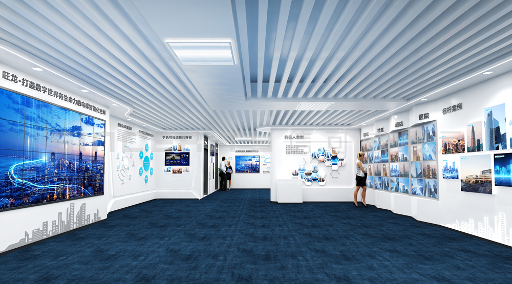 企業(yè)展廳設(shè)計案例分享-旺龍展廳