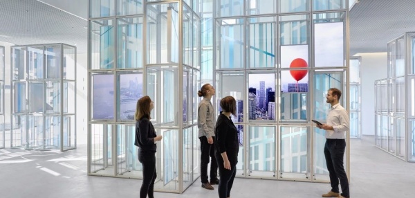 電梯企業(yè)展廳設(shè)計案例