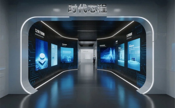 電子元件科技展廳設計