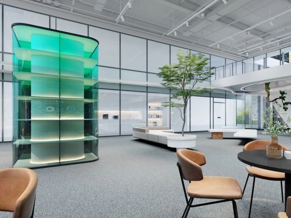 安得智聯辦公樓中庭展廳設計 安得智聯辦公樓中庭展廳設計