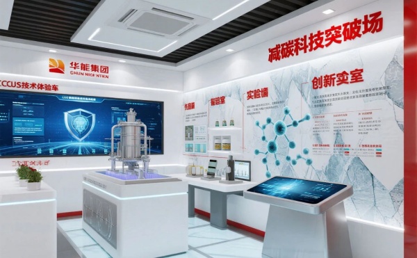 華能環(huán)保科技展廳里能摸到風(fēng)、看到魚，還能穿越到 2050