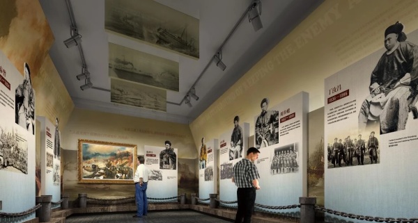 膠東百年名人展陳列設計