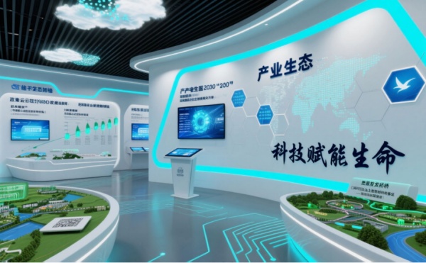 健康產(chǎn)業(yè)園展廳設(shè)計(jì)