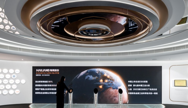 展廳序廳的“互動(dòng)開(kāi)關(guān)”，開(kāi)啟沉浸式體驗(yàn)序章