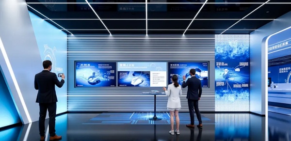 展廳序廳的“互動(dòng)開(kāi)關(guān)”，開(kāi)啟沉浸式體驗(yàn)序章