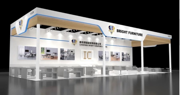 展廳設計以簡約為筆，勾勒家具品牌的專業與質感