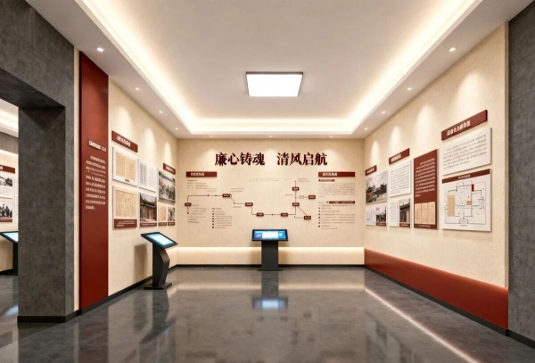 廉潔文化展廳怎么建？這套 “沉浸式 + 互動(dòng)感”設(shè)計(jì)方案太贊了！